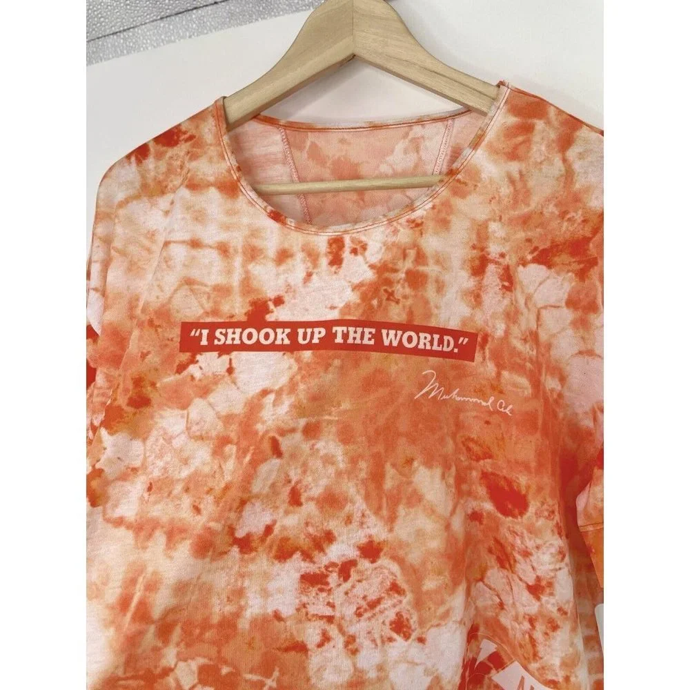 NWT Women’s Champion I Shook Up the World Muhammad Ali Shirt Workout Cropped XL - Picture 3 of 12
